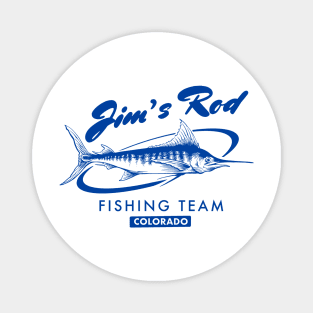 Jim’s Rod Fishing Team Magnet